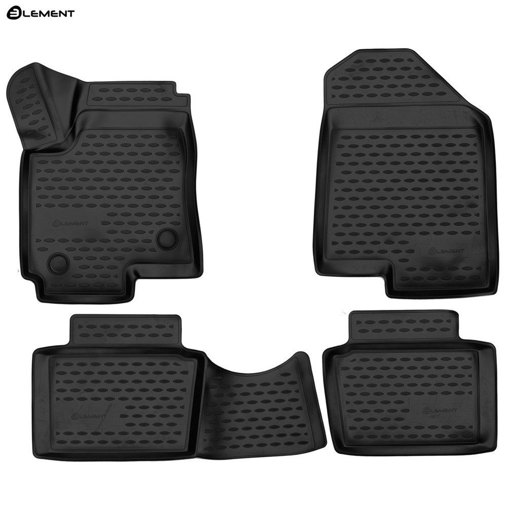 Коврики в салон Changan CS35 2013-2020, полиуретан Element, Черный, Арт. ORIG.3D.92.01.210k