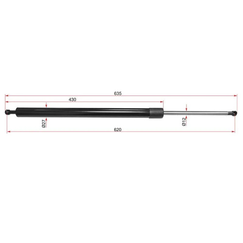 Амортизаторы крышки багажника Mercedes G (W463) 1990-2006 3 дв., (L=R) Арт. STA4639800164