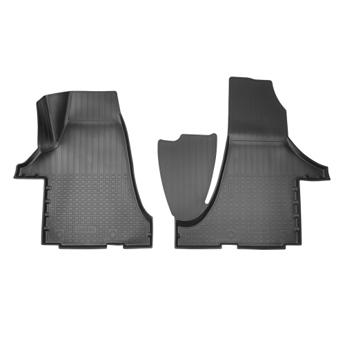 Коврики в салон Volkswagen Transporter (T6) 2015-2019 Фургон, полиуретан 3D Norplast, Черный, передняя пара Арт. NPA11-C95-810-1