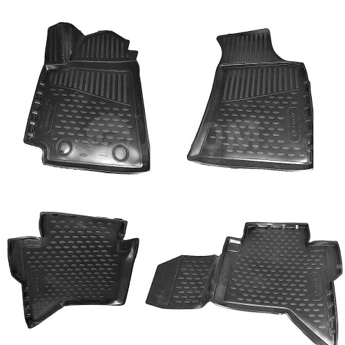 Коврики в салон JAC T8 Pro 2020-, полиуретан 3D Element, Черный, Арт. ELEMENT3DA70345210K