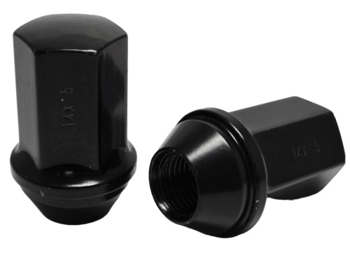 Гайка колеса M14x1.5 Конус h-46мм закрытая, Черный, Ключ 22, Арт. 801948V46BC