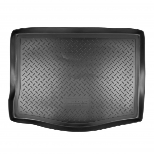 Коврик в багажник Ford Focus II 2004-2008 Хэтчбэк 3 дв., полиуретан Norplast, Черный, Арт. NPL-P-22-16