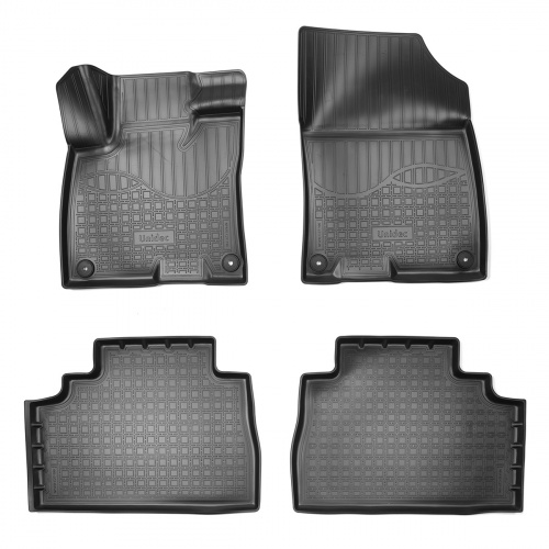 Коврики в салон GAC GS5 2020-, полиуретан 3D Norplast, Черный, Арт. NPA10C27190
