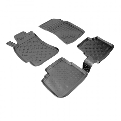 Коврики в салон Subaru Forester  (SH/S12) 2007-2010, полиуретан Norplast, Черный, Арт. NPLPO8408