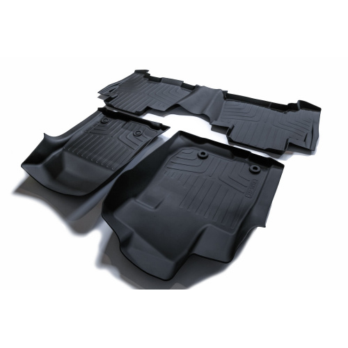 Коврики в салон Toyota Land Cruiser Prado (J150) 2013-2017 FL1 5 дв., резина 3D SRTK LUX, Черный, Арт. 3D.TY.LC.PR.09G.08002