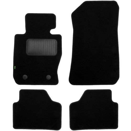 Коврики в салон BMW X1 (E84) 2009-2012, текстильные Klever standart, Черный, Арт. KLEVER02051501210KH