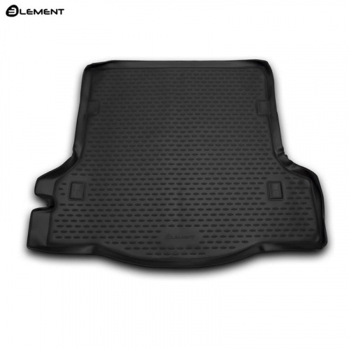 Коврик в багажник Renault Logan  2012-2018 Седан, полиуретан Element, Черный, Арт. NLC.41.31.B10