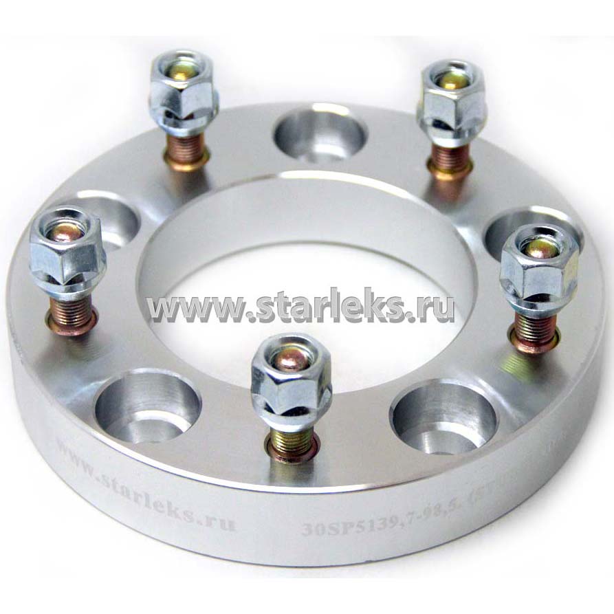 Проставка 40SP5139.7-108.5(STUDS14x1.5) Silver STARLEKS