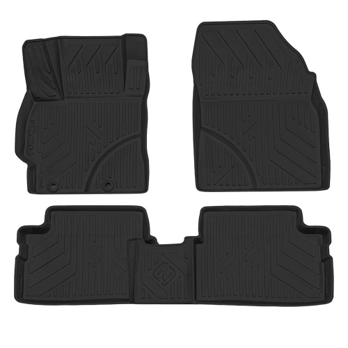 Коврики в салон Toyota Corolla (E140/E150) 2006-2010 Универсал, полиуретан Rezkon, Черный, Арт. 0534015100