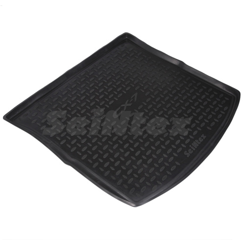 Коврик в багажник Mazda CX-7  2006-2009, полиуретан Seintex, Черный, без ушей Арт. 01260