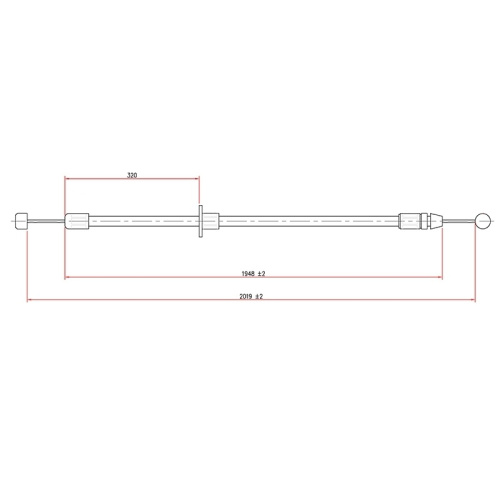 Трос капота  Toyota Caldina (T190) 1992-1995,  Арт. ST5363020411
