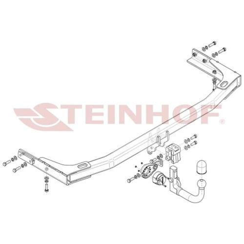 Фаркоп Chrysler Pacifica II 2016-2020 кроме Hybrid Steinhof Арт. C218