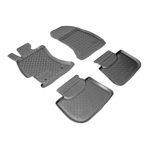 Коврики в салон Subaru   2011-2016, полиуретан Norplast, Черный, Арт. NPLPO8480