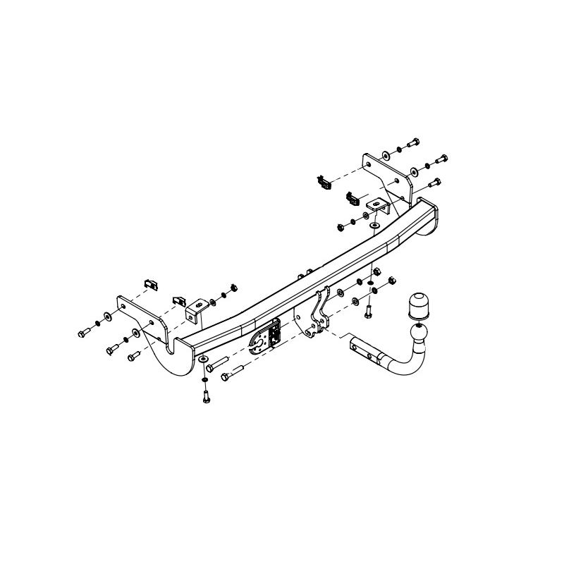 Фаркоп Citroen C3 Picasso 2008-2012 IMIOLA Арт. C032