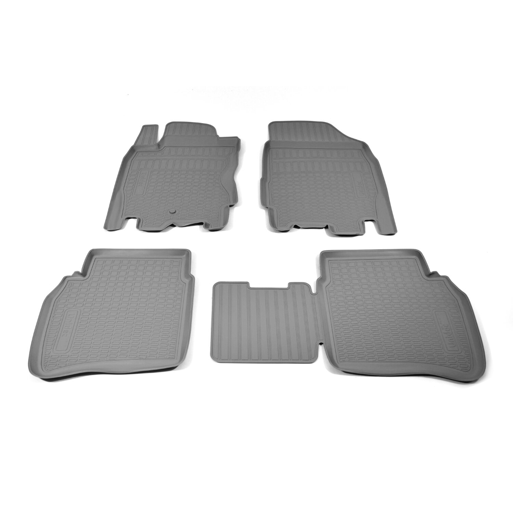 Коврики в салон Nissan Note (E11) 2005-2008, полиуретан Norplast, Серый, Арт. NPL-Po-61-31-G