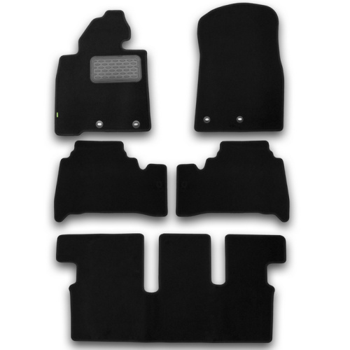 Коврики в салон Toyota Land Cruiser 200 2012-2015 FL1, ткань Klever standart, Черный, Арт. KVR02489401210KH