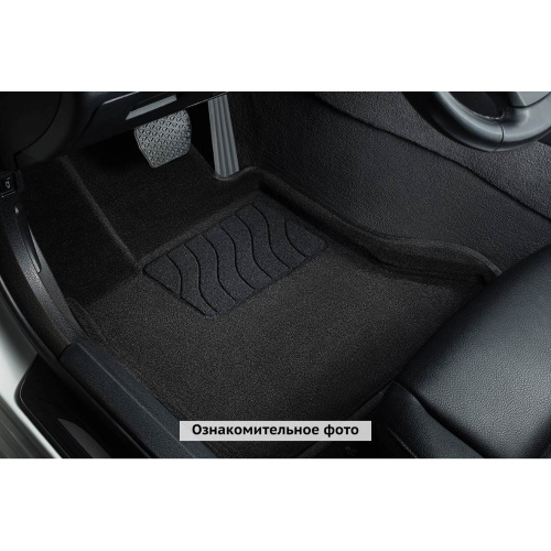 Коврики в салон Changan CS35 Plus 2018-2023, 3D ткань Seintex , Черный, Арт. 319040