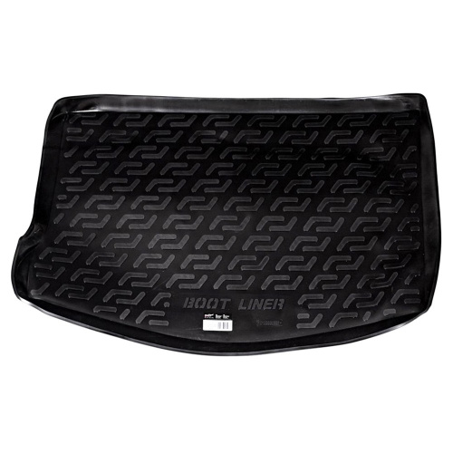 Коврик в багажник Ford Focus  2004-2008 Хэтчбэк 3 дв., пластик, L.Locker, Черный, Арт. 0102020500