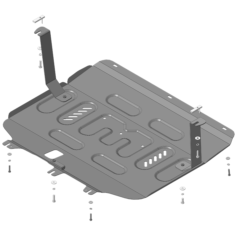Защита картера двигателя, КПП FAW Bestune T90 2023- Арт. 73909