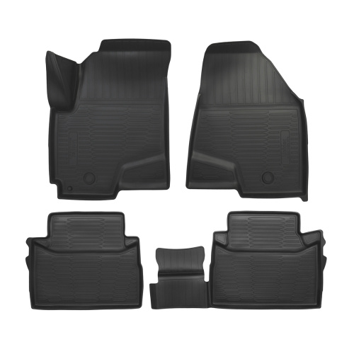 Коврики в салон Jetour X50 2024-, полиуретан 3D Norplast, Черный, Арт. NPA11C375670
