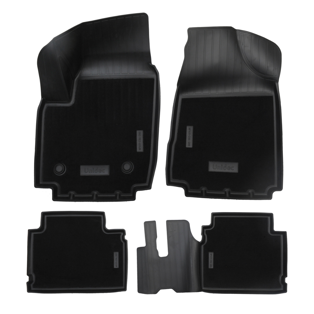 Коврики в салон LADA Niva 21214 2009-2020 3 дв., комбинированные 3D Norplast, Черный, Арт. NPA11-C94-280-CM