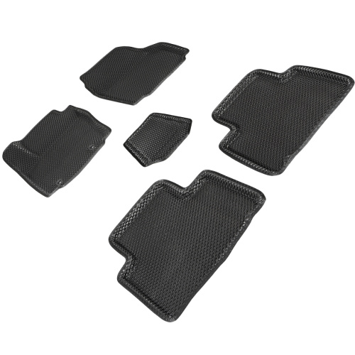 Коврики в салон Ford Galaxy  2006-2010, 3D EVA Seintex "ромб", Черный, Арт. 95366