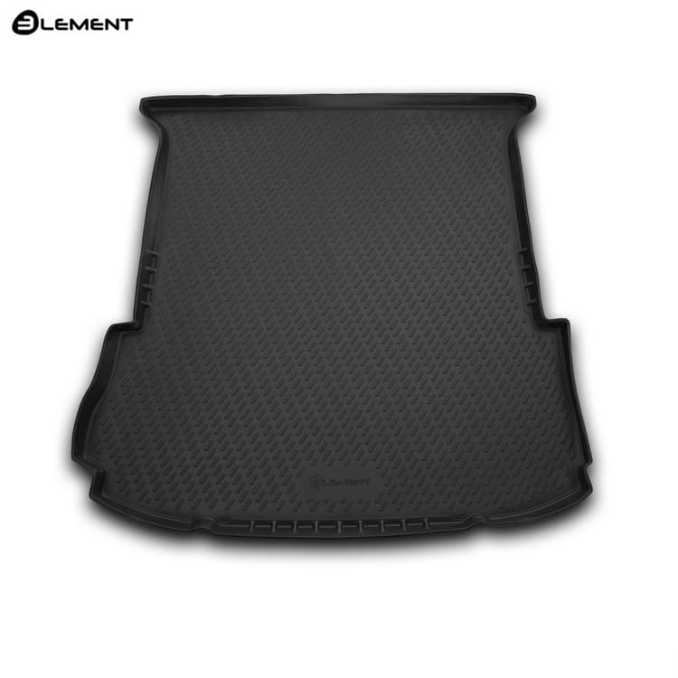 Коврик в багажник Ford Explorer (U502) 2010-2016, полиуретан Element, Черный, длинный, сложенный 3 ряд Арт. CARFRD00010