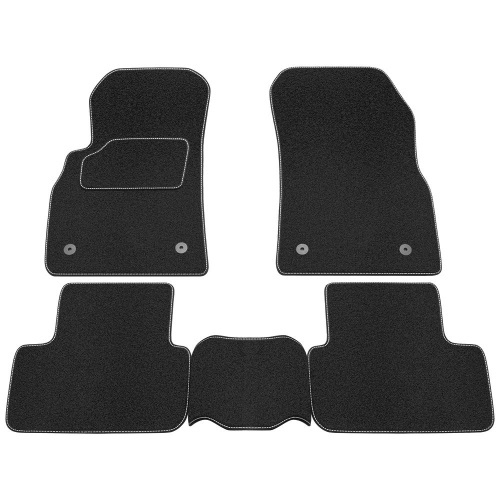 Коврики в салон Chevrolet Cruze 2008-2012 Седан, текстильные Rezkon, Черный, Арт. 2512020100