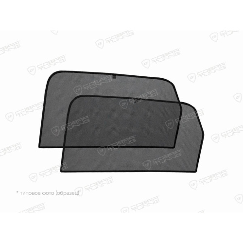 Каркасные шторки Toyota C-HR 2016-2019, на задние двери, 2 шт, Арт. CTT212618R