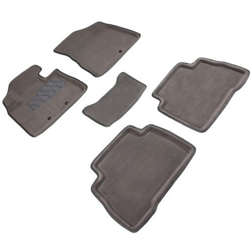 Коврики в салон Kia Sorento  (XM) 2012-2021 FL, 3D ткань Seintex , Серый, Арт. 84726
