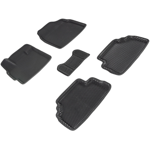 Коврики в салон Mazda CX-7  2006-2009, 3D EVA Seintex "ромб", Черный, Арт. 95364