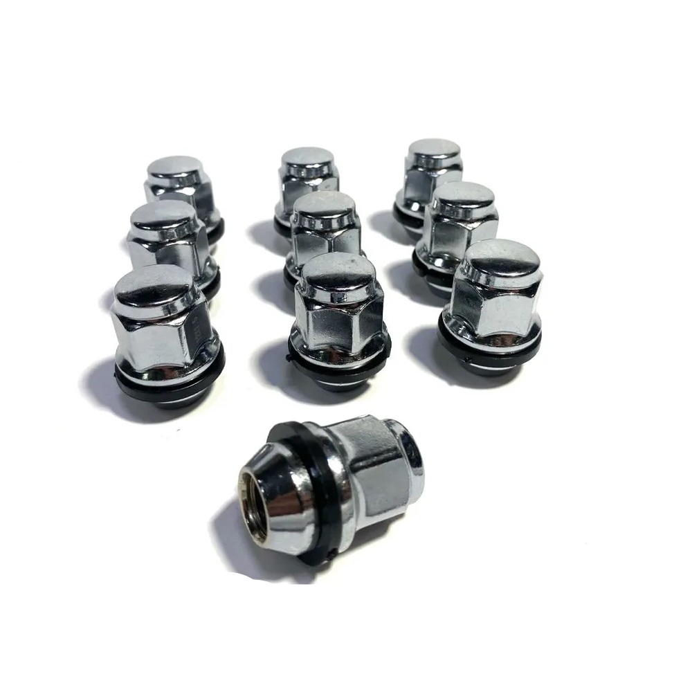 Гайка колеса M12x1.5 Конус h-35мм закрытая, Хром, Ключ 21, Арт. 901445HTN00813521