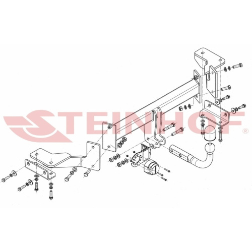 Фаркоп Hyundai Tucson (TL) 2015-2019 Steinhof Арт. H280