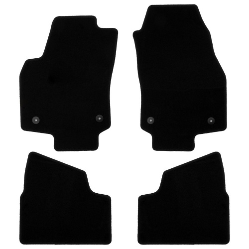 Коврики в салон Opel Astra (H) GTC 2004-2006, текстильные Klever эконом, Черный, Арт. KLEVER01371001200K