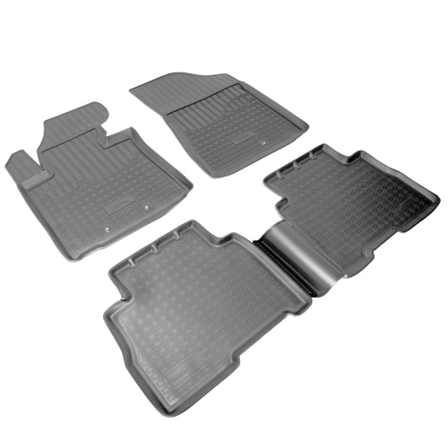 Коврики в салон Kia Sorento  (XM) 2012-2021 FL, полиуретан Norplast, Черный, Арт. NPA11-C43-650
