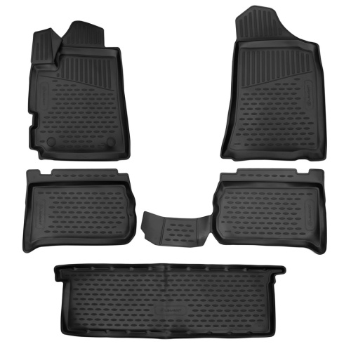 Коврики в салон Lifan Myway 2016-2020, полиуретан 3D Element, Черный, Арт. ELEMENT3D00283210K