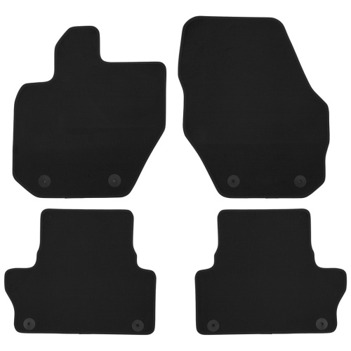 Коврики в салон Volvo XC60  2008-2013, текстильные Klever эконом, Черный, Арт. KLEVER01500901200K