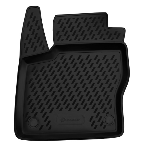 Коврики в салон Ford Focus  2010-2015 Хэтчбэк 5 дв., полиуретан Element, Черный, передний левый Арт. CARFRD00001HFL