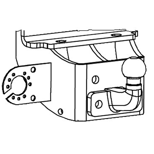 Фаркоп Toyota Land Cruiser 200 2007-2012 WESTFALIA Арт. 335359600001