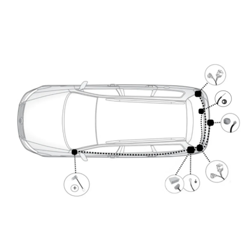 Блок согласования Geely Tugella I 2020-2023 7 pin TowRus Арт. 0128920207