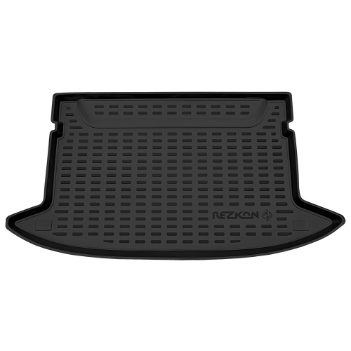 Коврик в багажник Kia Rio  2005-2009 Хэтчбэк 5 дв., полиуретан Rezkon, Черный, Арт. 5521020110
