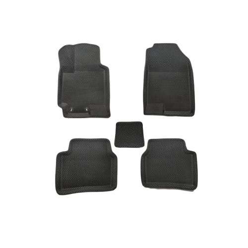 Коврики в салон Hyundai Solaris  2017-2020, 3D EVA LOCKER, Черный, Арт. EVAHYSO17