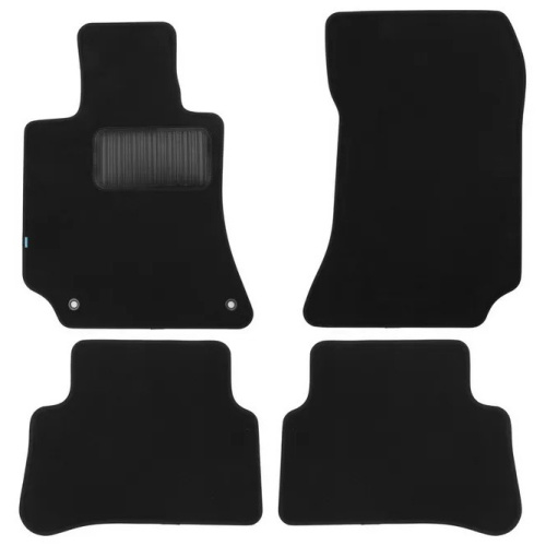 Коврики в салон Kaiyi E5 2021-, текстильные Klever standart, Черный, Арт. KLEVER0212400101210KH