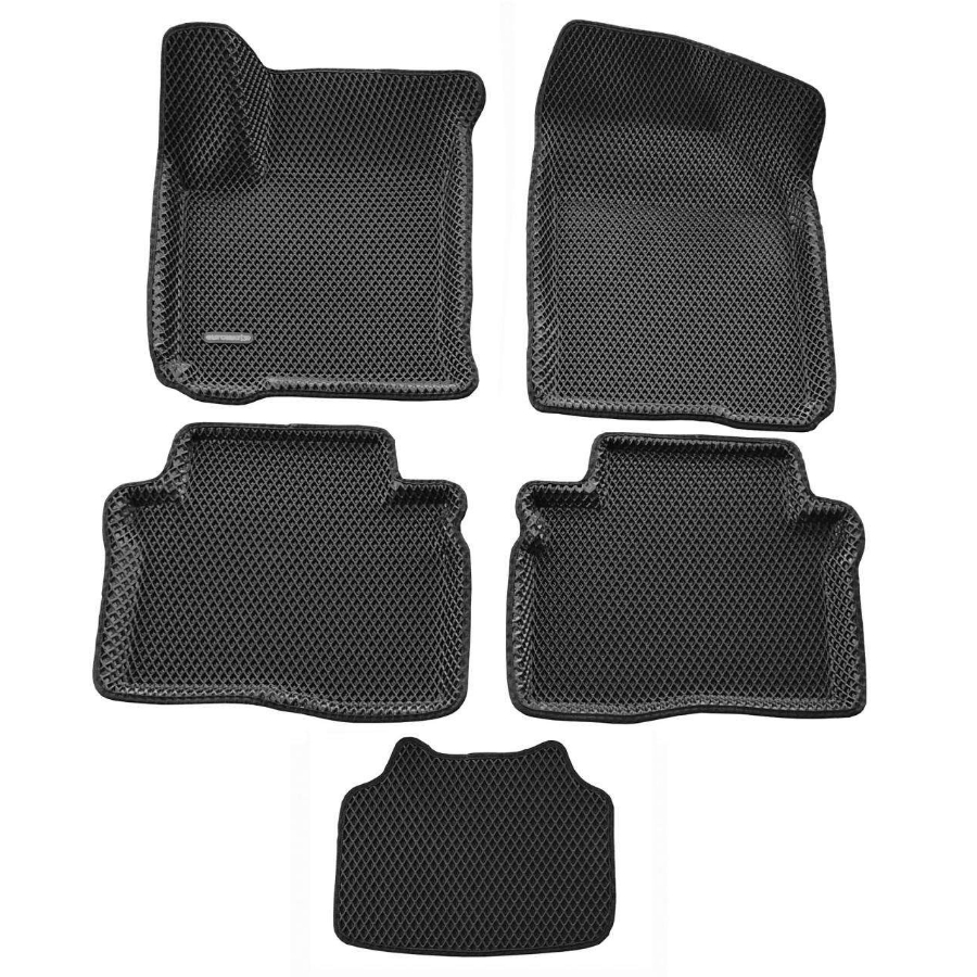 Коврики в салон OMODA S5 2022-, 3D EVA Euromat, Черный, Арт. EM3DEVA001461