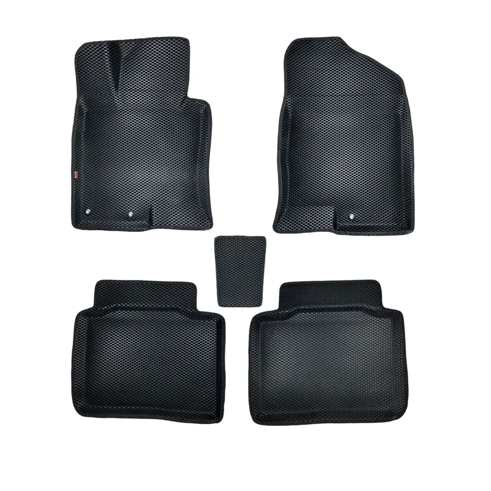 Коврики в салон Hyundai Sonata (DN8) 2019-, 3D EVA LOCKER, Черный, Арт. EVAHYSONDN8