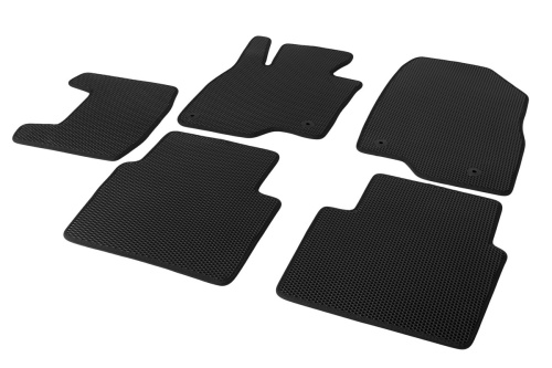 Коврики в салон Mazda 6 (GJ) 2012-2015 Седан, EVA AutoFlex, Черный, Арт. 3380201