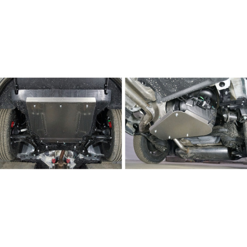 Защита картера двигателя, КПП, топл. бака Geely Coolray 2019-2023 Арт. ZKTCC00437K