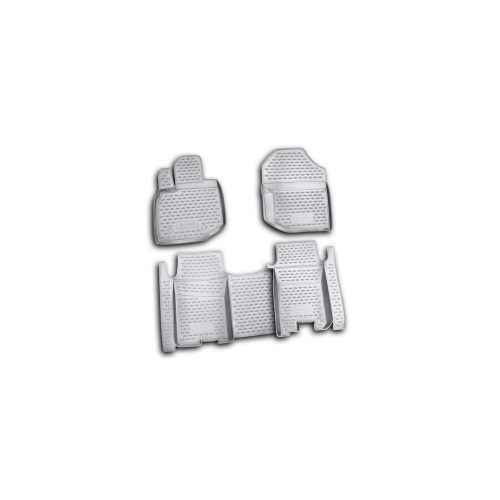 Коврики в салон Honda Jazz  2008-2010, полиуретан Element, Черный, Арт. NLC.18.19.210kh