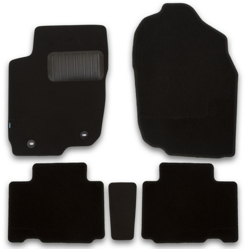 Коврики в салон Toyota RAV4 (XA40) 2015-2019 FL, текстильные Klever premium, Черный, Арт. KLEVER03489922110KH