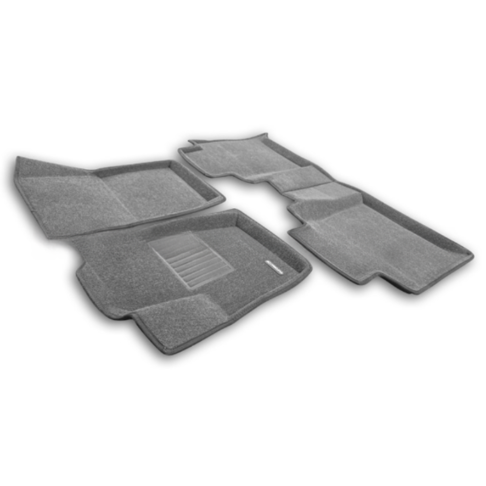Коврики в салон Haval H5  2024-, 3D ткань Euromat Business, Серый, Арт. EMC3D001476G